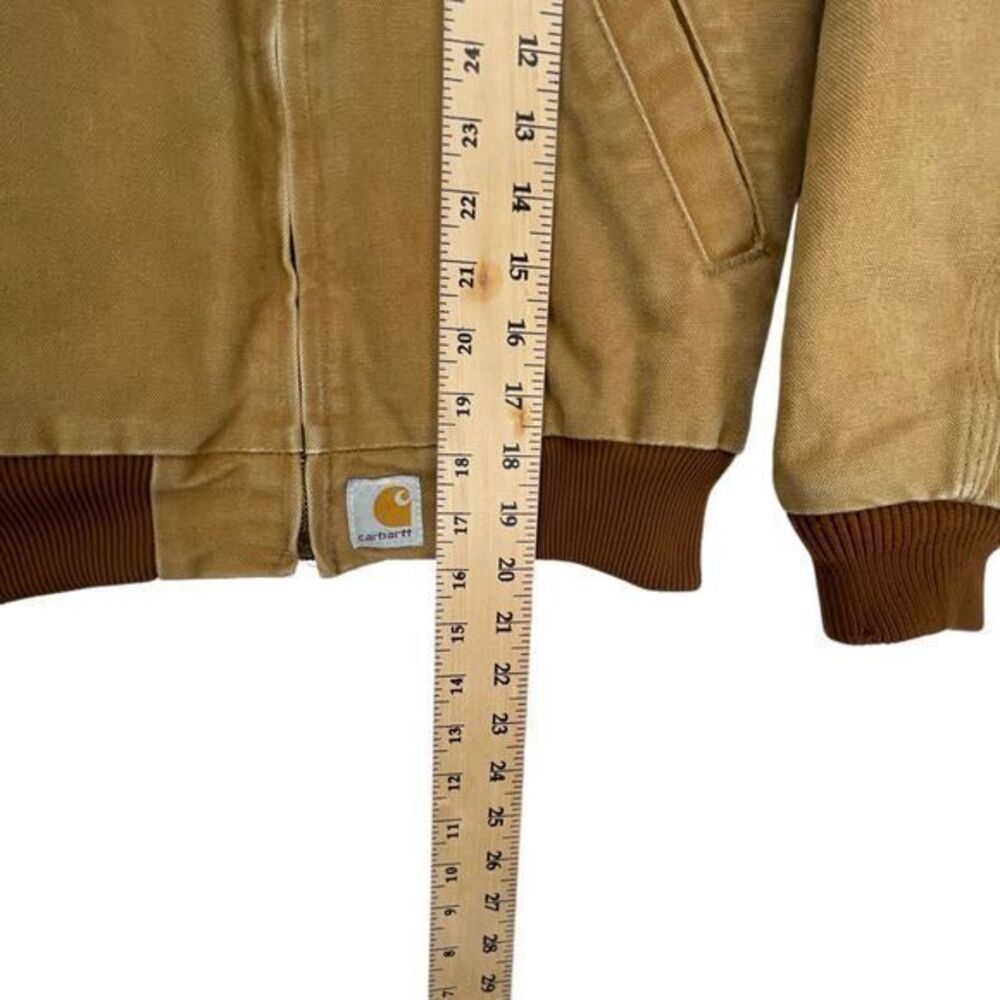 Carhartt Santa Fe Jacket Quilt Lined Youth Medium Y03 BRN Brown - Picture 8 of 16